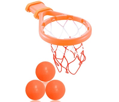 Product image of 3 Bees & Me Bath Toy Basketball Hoop & Balls Set