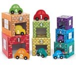 Small Product image of Melissa & Doug Nesting and Sorting Garages and Cars