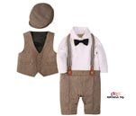 Small Product image of ZOEREA Baby Boy Gentleman Outfit