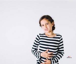 Featured image of girl with aching stomach